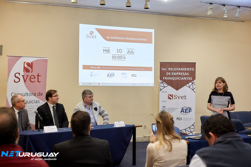 SVET lanzó el primer relevamiento de empresas franquiciantes en Uruguay