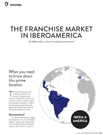 Revista más prestigiosa del mundo de Franquicias publica artículo sobre Iberoamérica