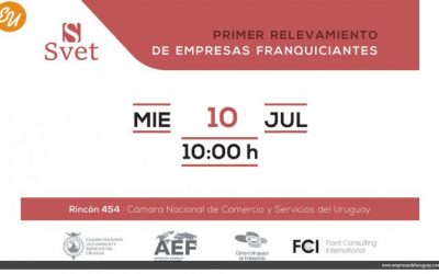 SVET lanza el primer relevamiento de empresas franquiciantes en Uruguay